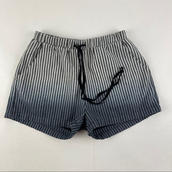 Very J Shorts Womens Blue White Ombre Drawstring - Picture 1 of 9